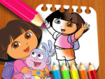 Tako-knjiga protiv šareno Dora the Explorer
